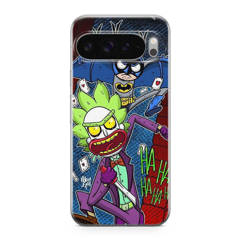 Rick And Morty Bat And Joker Clown Google Pixel 9 Pro / Pixel 9 Pro XL Case