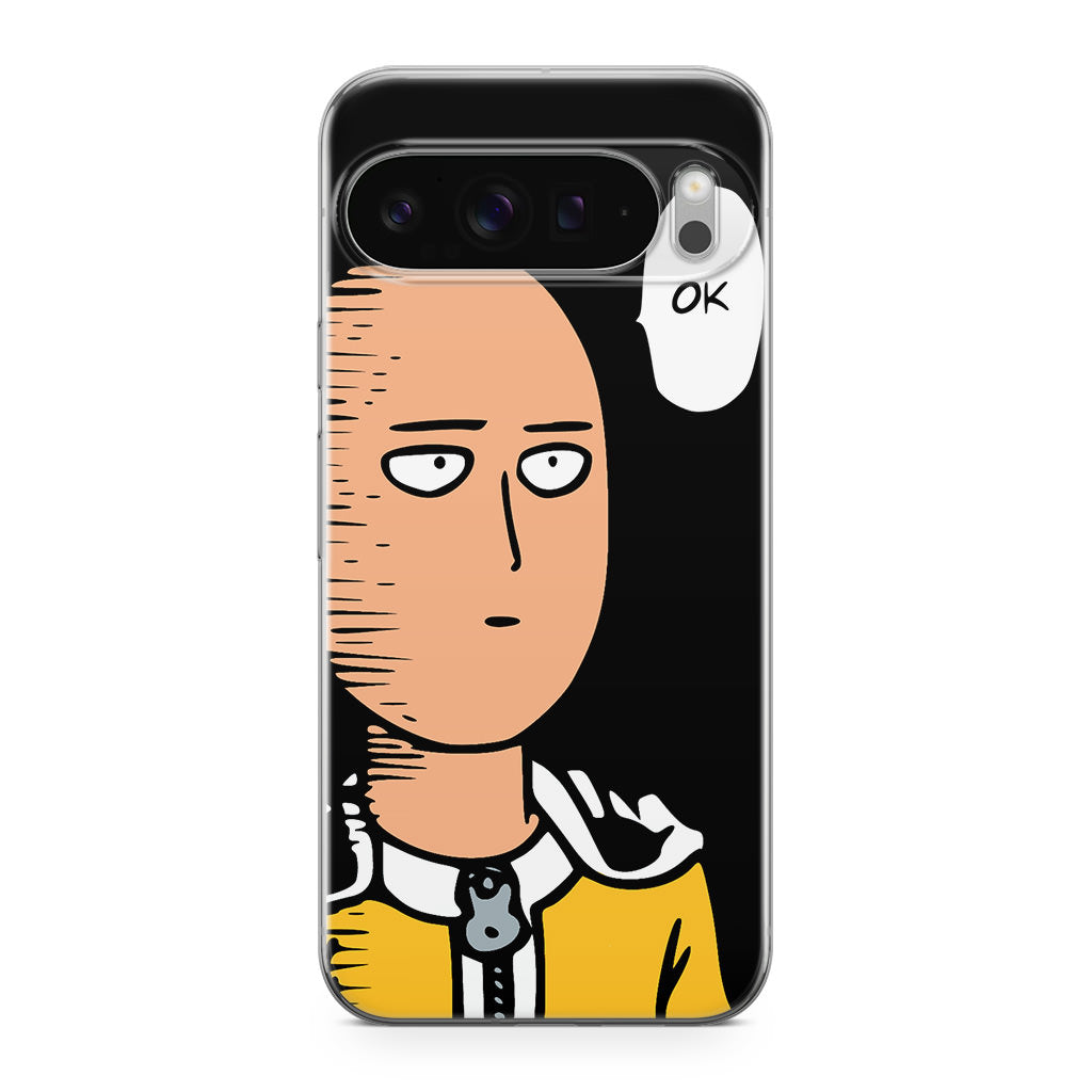 Saitama Poker Face Google Pixel 9 Pro / Pixel 9 Pro XL Case