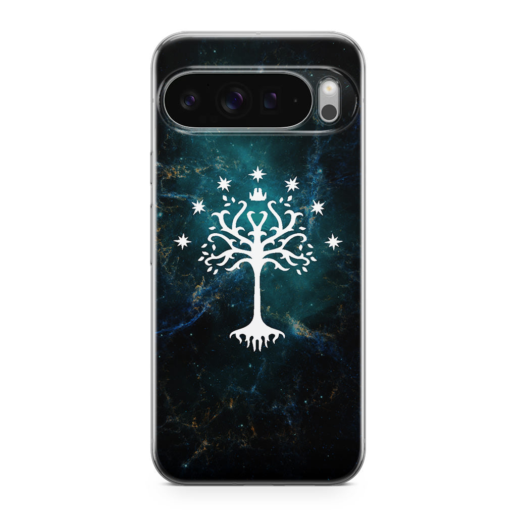 White Tree Of Gondor In Space Nebula Google Pixel 9 Pro / Pixel 9 Pro XL Case