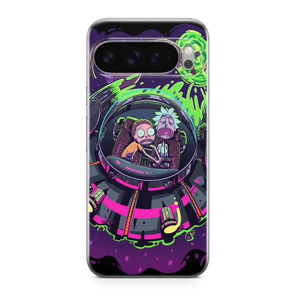 Rick And Morty Spaceship Google Pixel 9 Pro / Pixel 9 Pro XL Case