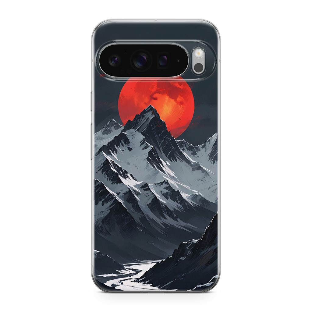 Crimson Eclipse The Mountain Google Pixel 9 Pro / Pixel 9 Pro XL Case