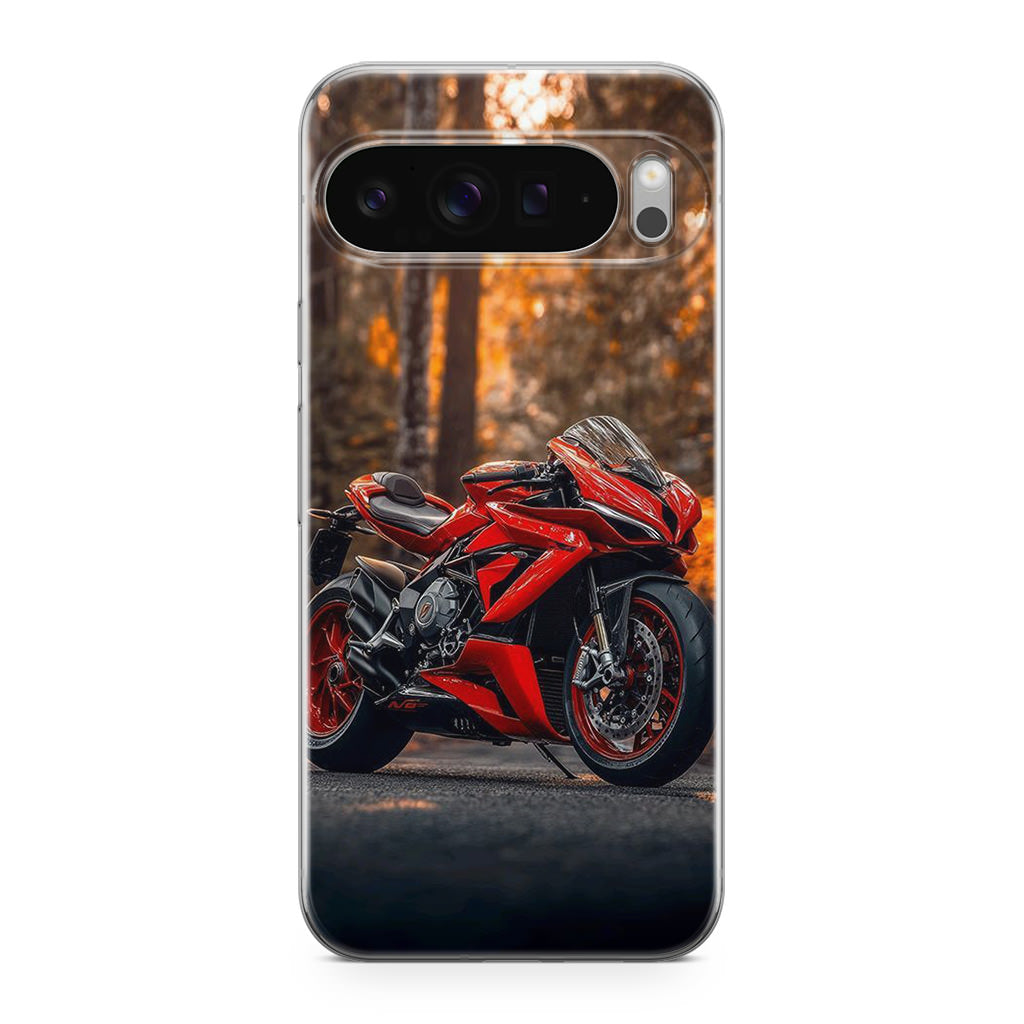 Crimson Velocity in Autumn Flame Google Pixel 9 Pro / Pixel 9 Pro XL Case