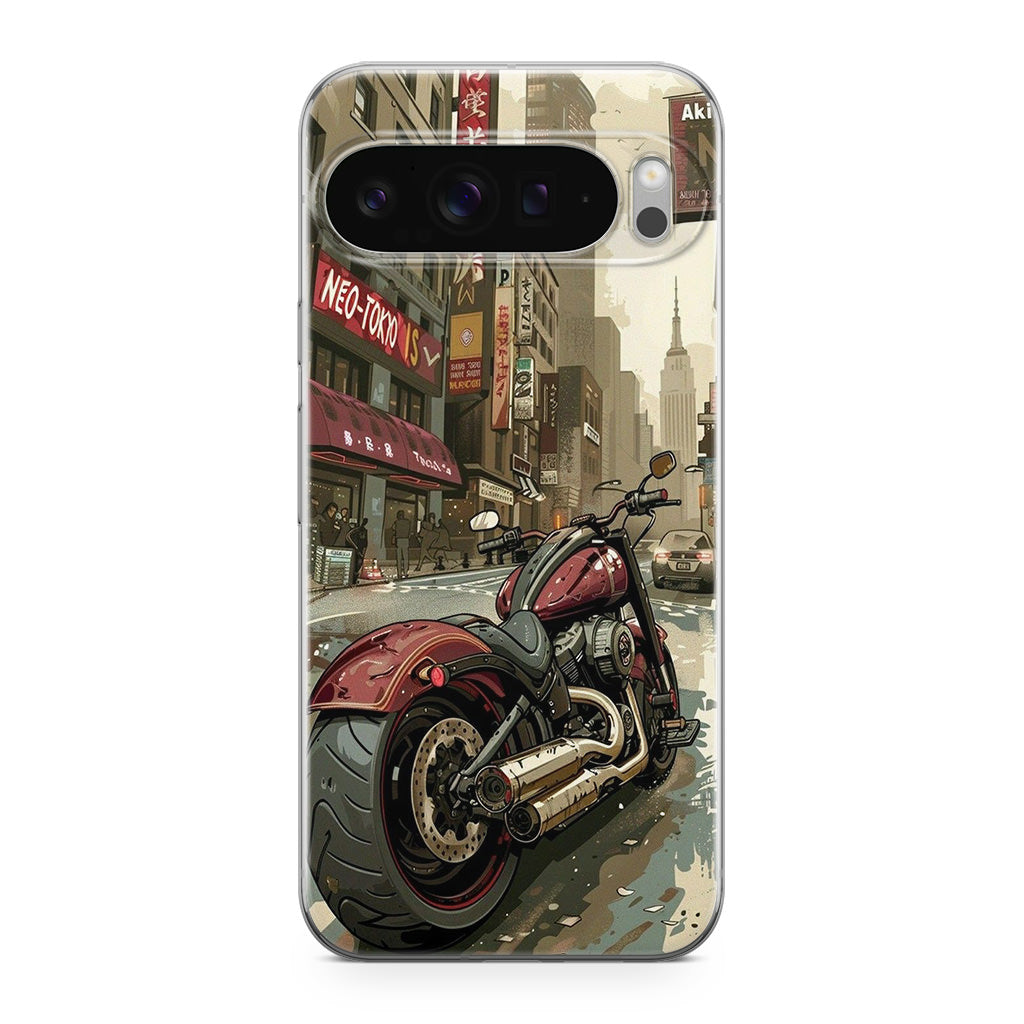 Motorcycle In Tokyo Streets Google Pixel 9 Pro / Pixel 9 Pro XL Case