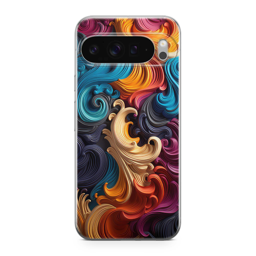 The Dance of Abstract Waves Google Pixel 9 Pro / Pixel 9 Pro XL Case