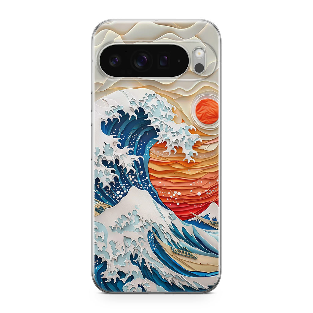 The Great Wave Off Paper Art Google Pixel 9 Pro / Pixel 9 Pro XL Case