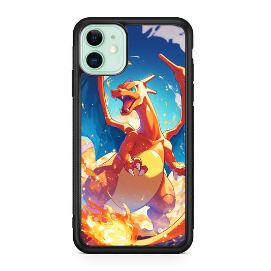 Charizard Crimson Storm iPhone 11 Case