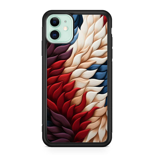 Colorful Feathers Art iPhone 11 Case