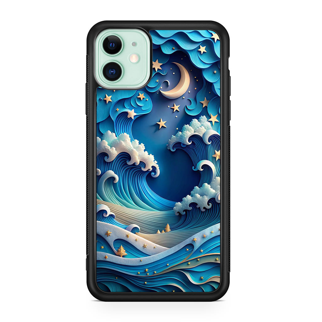 Dreamtide Where Stars Kiss the Sea iPhone 11 Case
