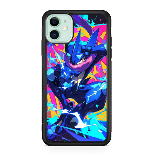 Greninja Aqua Blast iPhone 11 Case