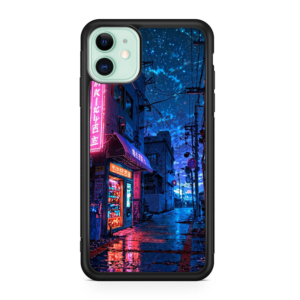 Japan Neon Reverie iPhone 11 Case