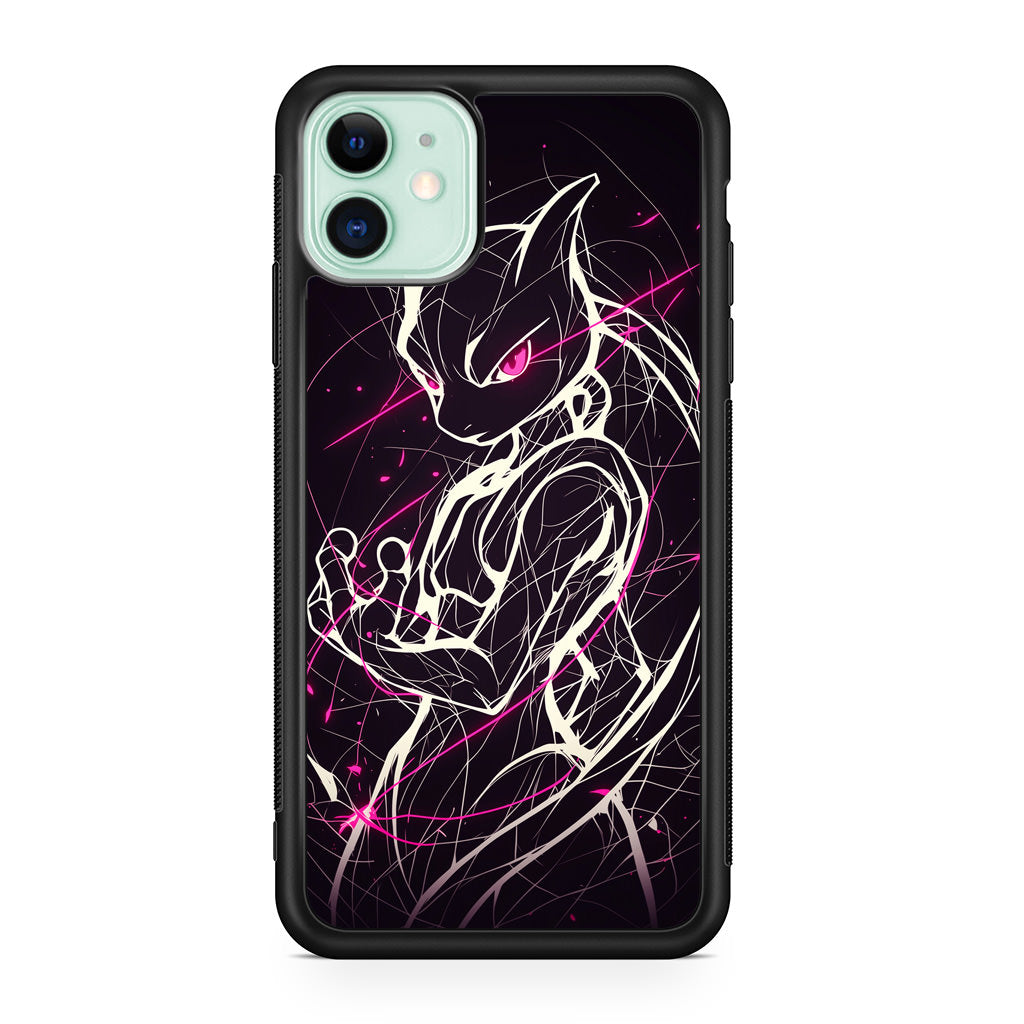 Mewtwo Cosmic Energy iPhone 12 Case