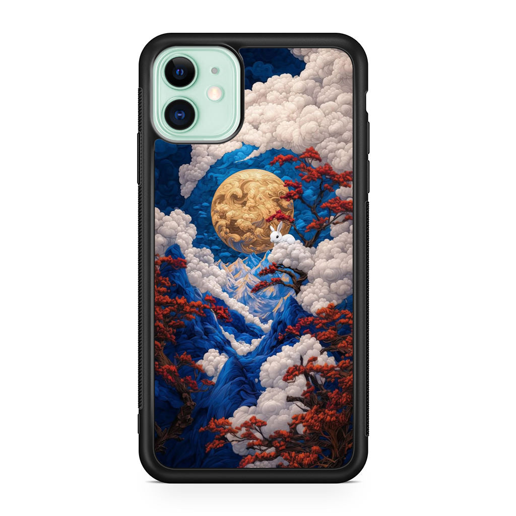 Moonlight Whispers Celestial Peaks iPhone 11 Case