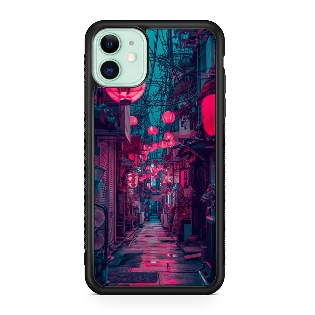 Neon Veins of the Night Market iPhone 12 Case