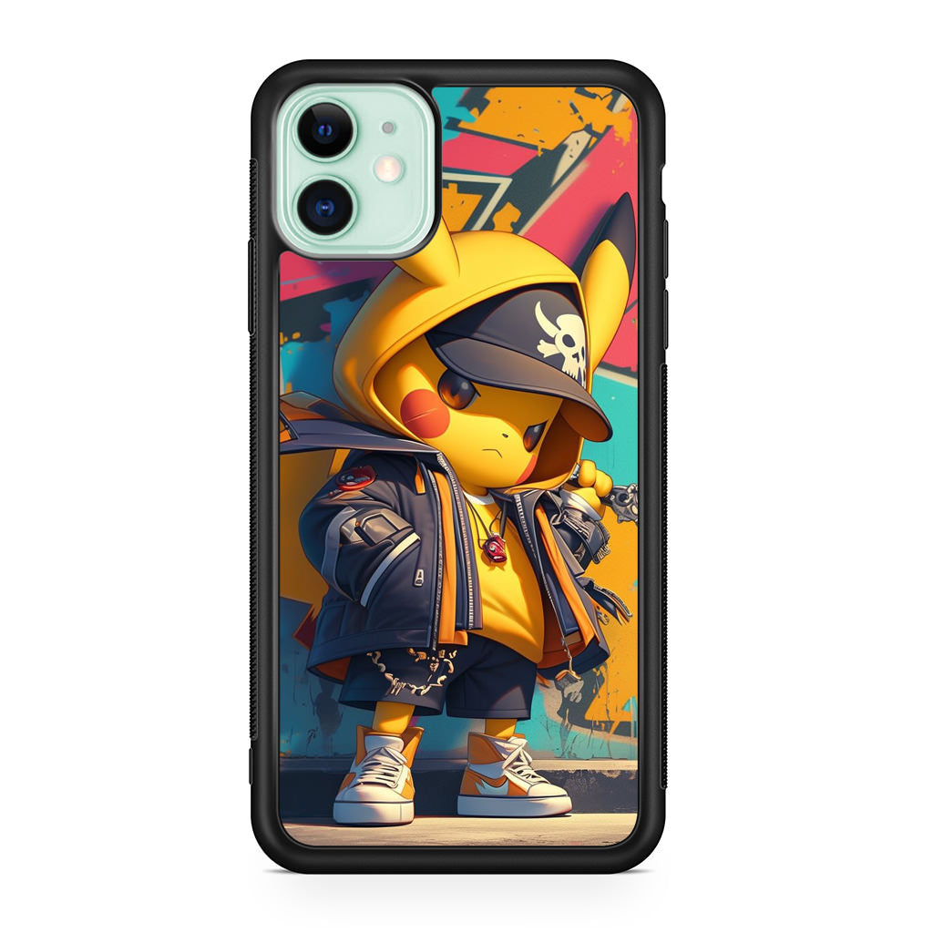Pikachu Street Rebellion iPhone 11 Case
