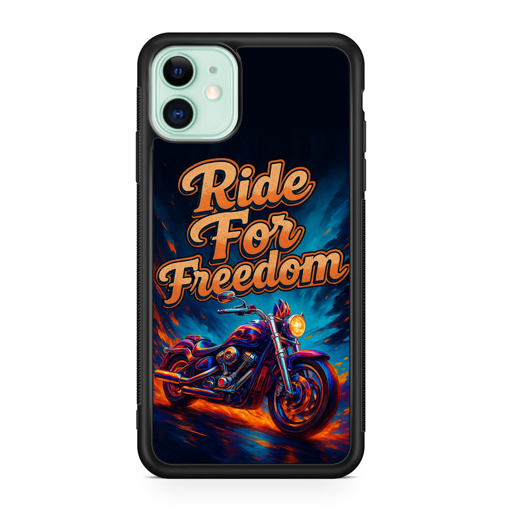 Ride For Freedom iPhone 11 Case