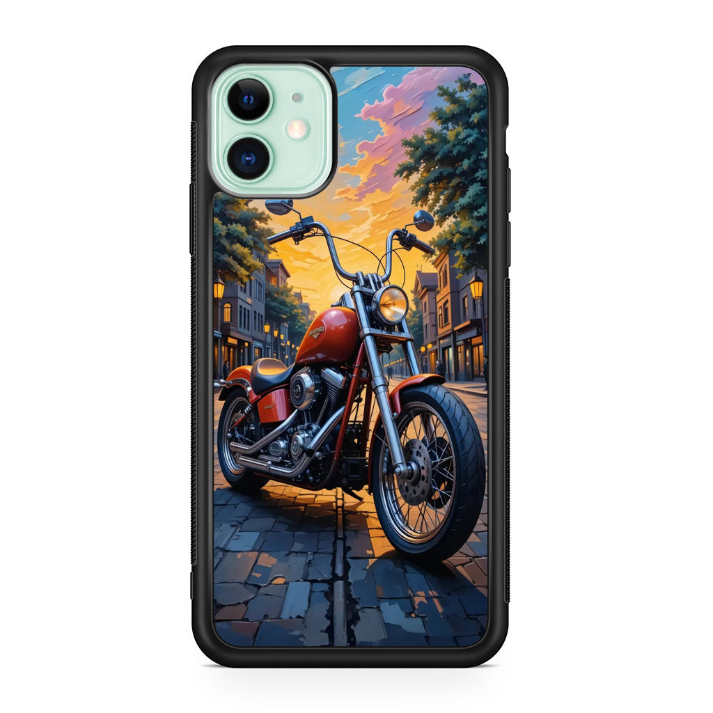 Sunset Thunder Ride Into the Glow iPhone 11 Case