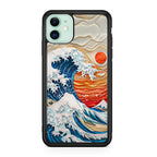 The Great Wave Off Paper Art iPhone 12 Case