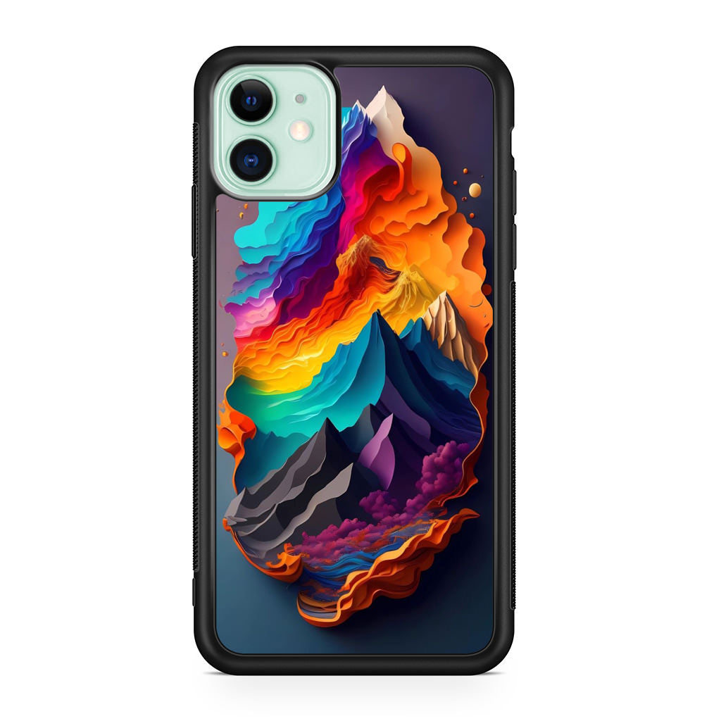 The Spectrum of Peaks iPhone 11 Case