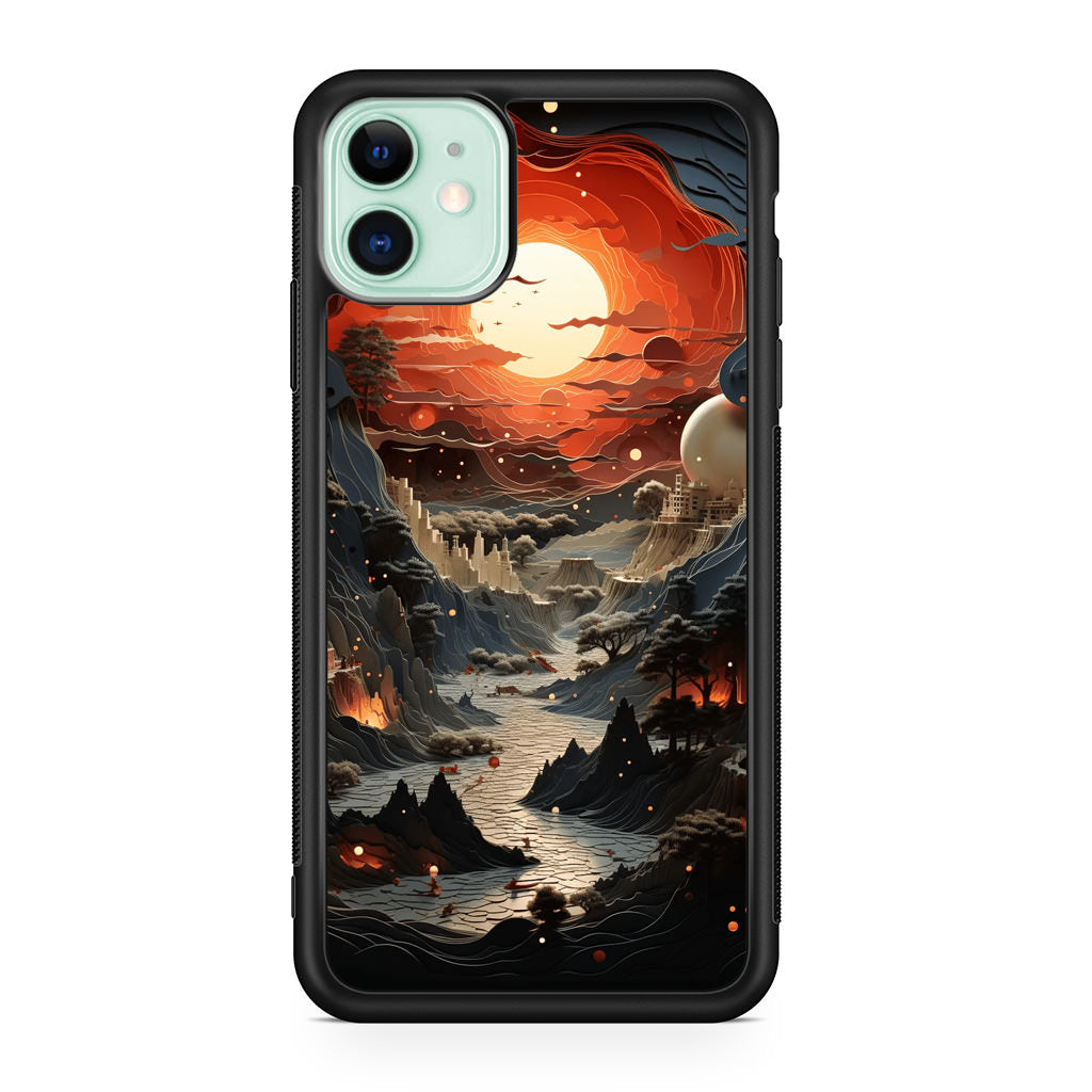 Valley of the Dying Sun iPhone 11 Case