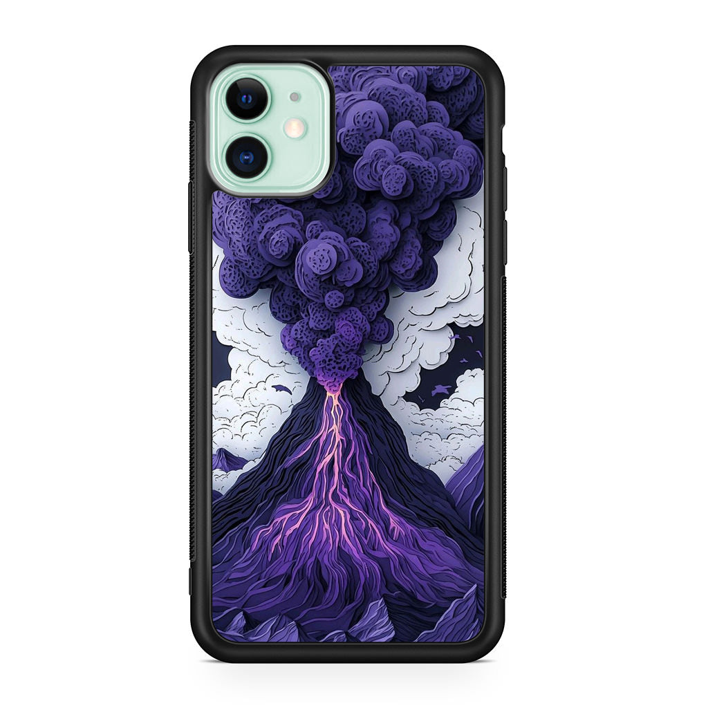 Violet Fury The Awakening Volcano iPhone 11 Case
