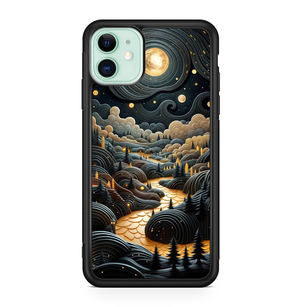 Whispers of the Lunar Valley iPhone 11 Case