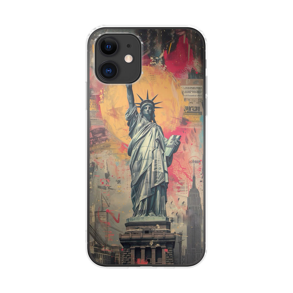 Canvas Art Statue of Liberty iPhone 12 mini Case