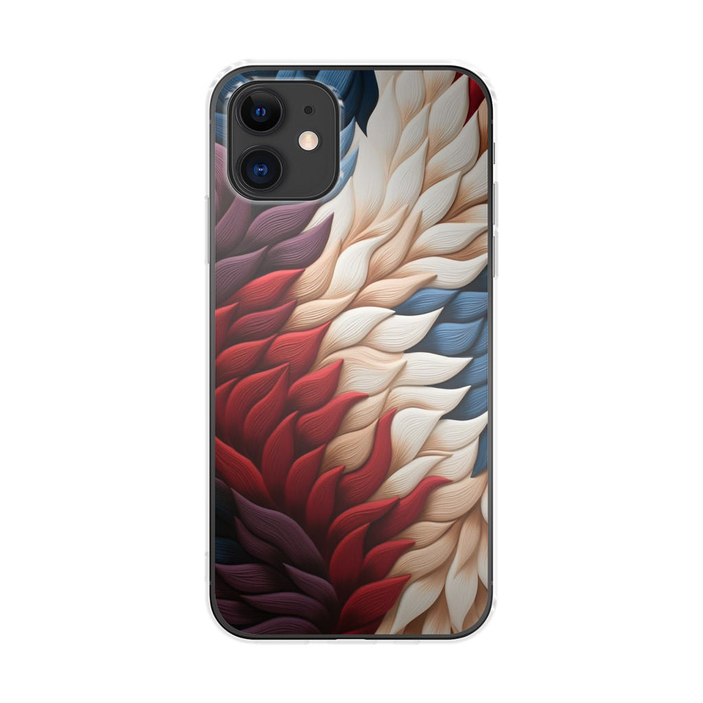 Colorful Feathers Art iPhone 11 Case