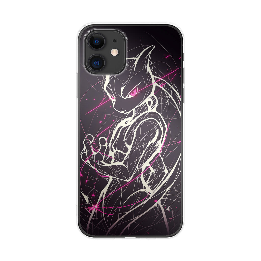 Mewtwo Cosmic Energy iPhone 11 Case