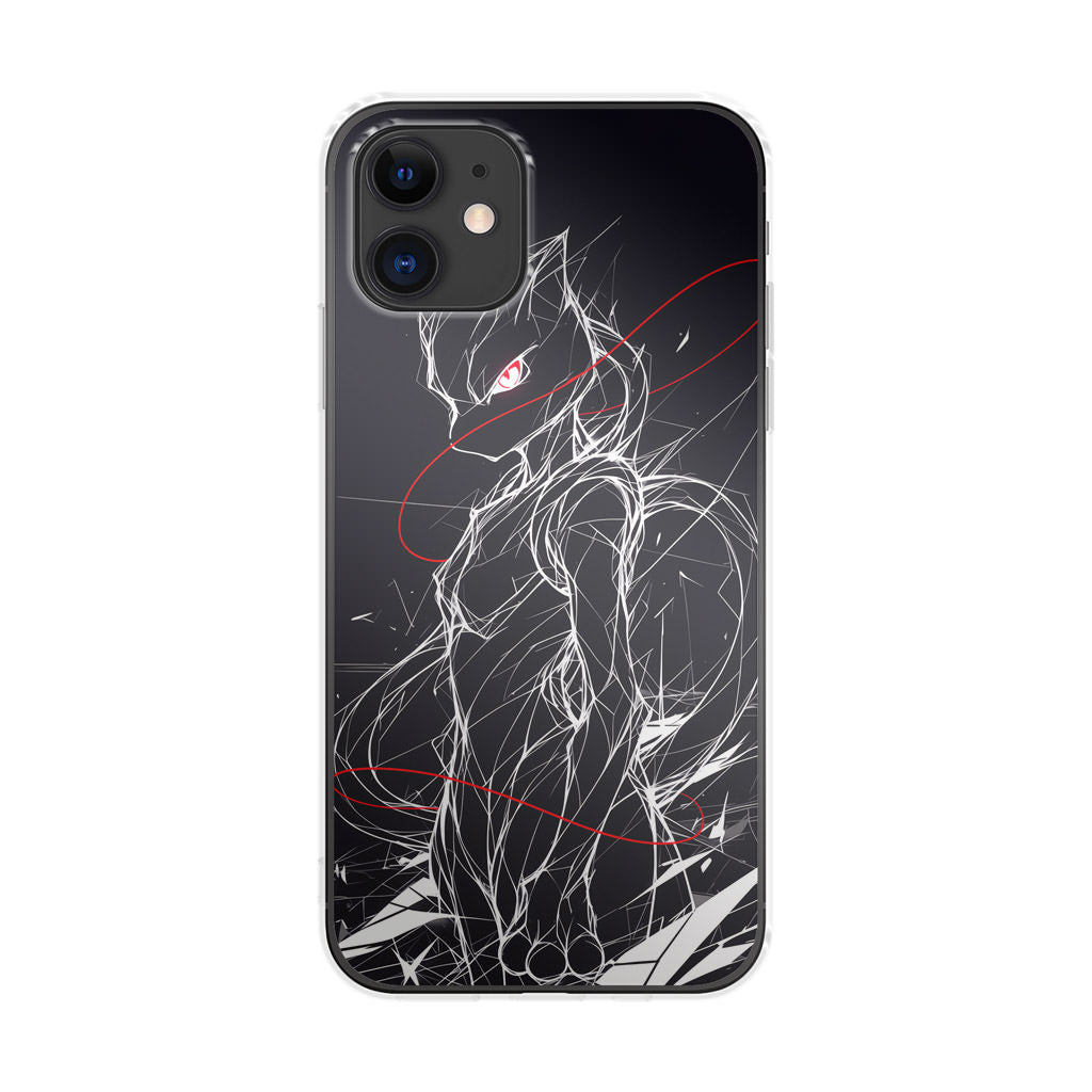 Mewtwo Stille Anomalie iPhone 12 Hülle