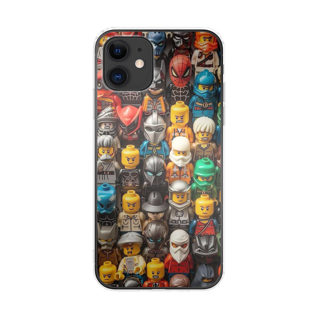 Mini Figures Heroes Assemble iPhone 12 Hülle
