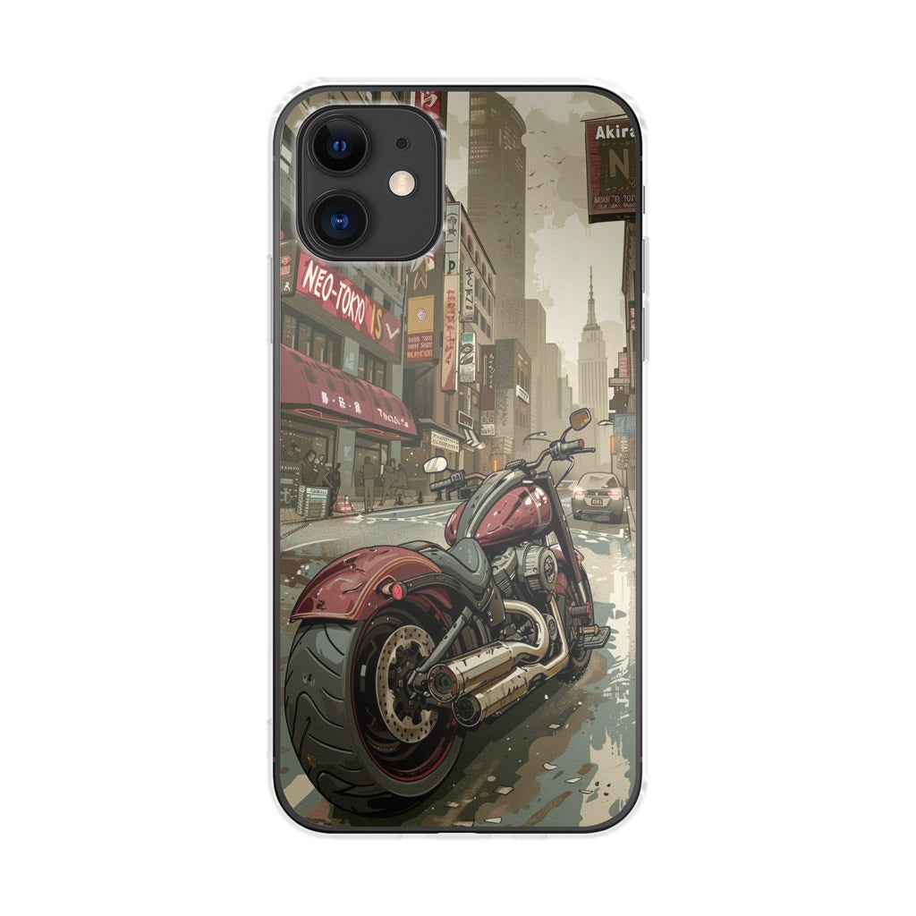 Motorrad auf Tokios Straßen iPhone 12 Hülle