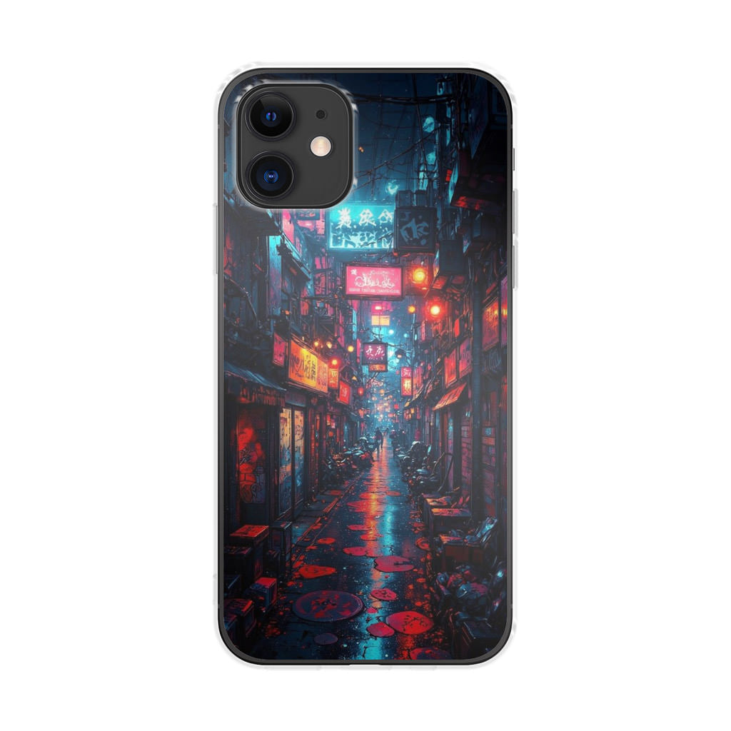 Neon Veins Of The Cyber City iPhone 11 Case