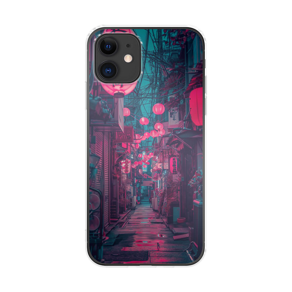 Neon Veins of the Night Market iPhone 11 Case