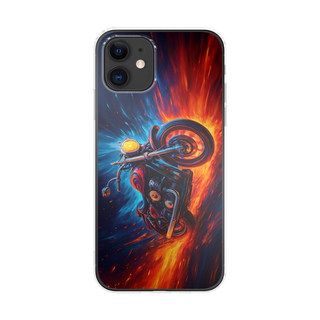 Ride Through Fire and Ice iPhone 11 Case