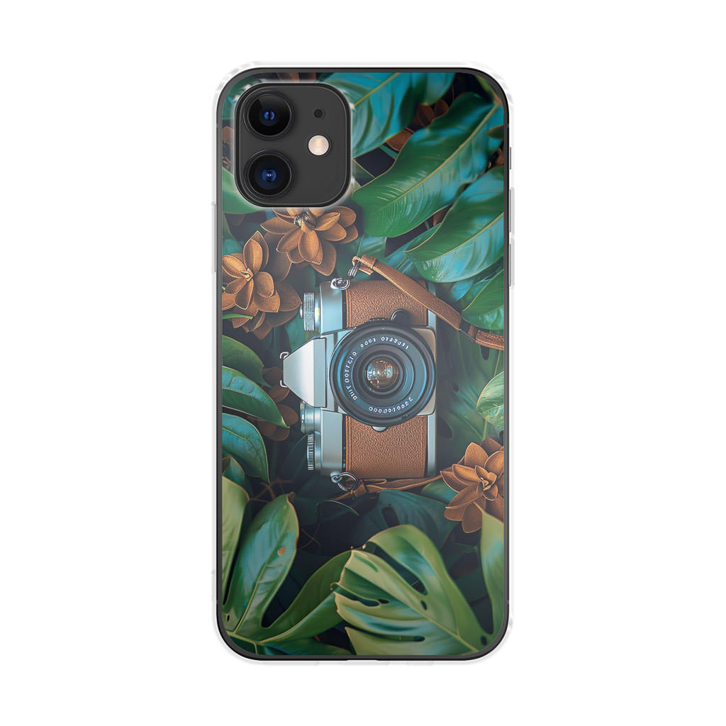 The Lens Between Leaves iPhone 11 Case