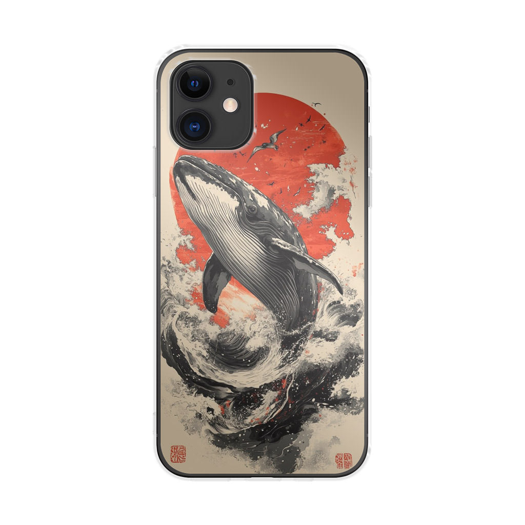 The Whale Rises iPhone 11 Case