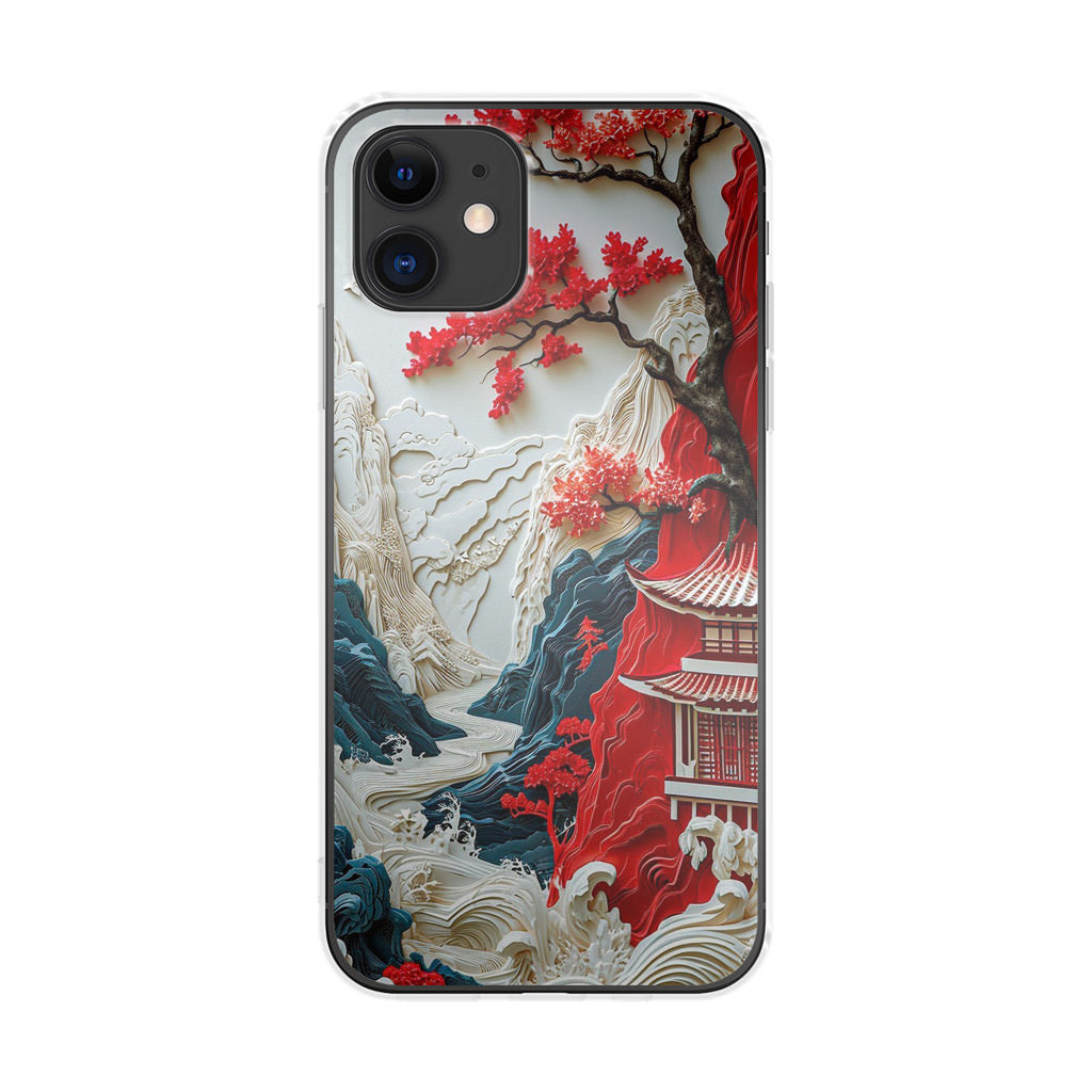 Whispers of the Crimson Zen iPhone 11 Case