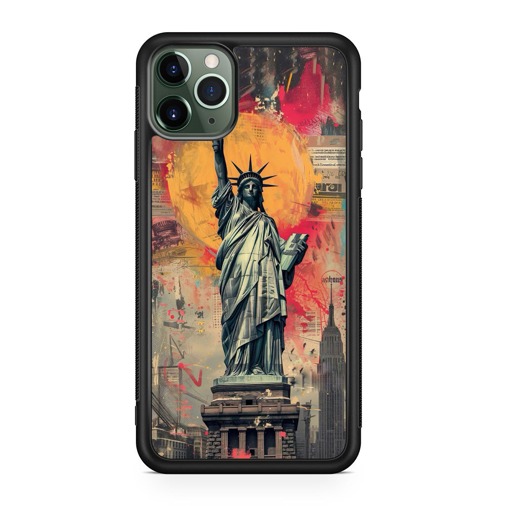 Canvas Art Statue of Liberty iPhone 11 Pro Max Case