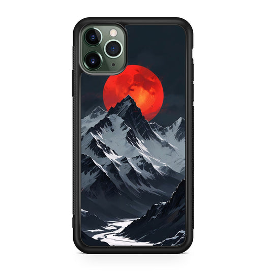 Crimson Eclipse The Mountain iPhone 11 Pro Max Case