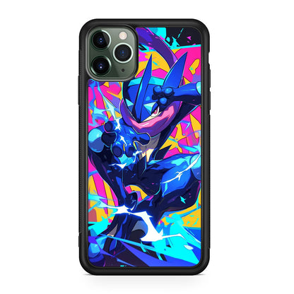 Greninja Aqua Blast iPhone 11 Pro Max Case