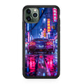 Neon Midnight Drift Tokyo Rain iPhone 11 Pro Case