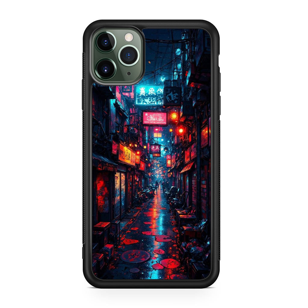 Neon Veins Of The Cyber City iPhone 11 Pro Case