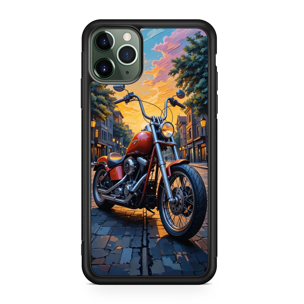 Sunset Thunder Ride Into the Glow iPhone 11 Pro Case