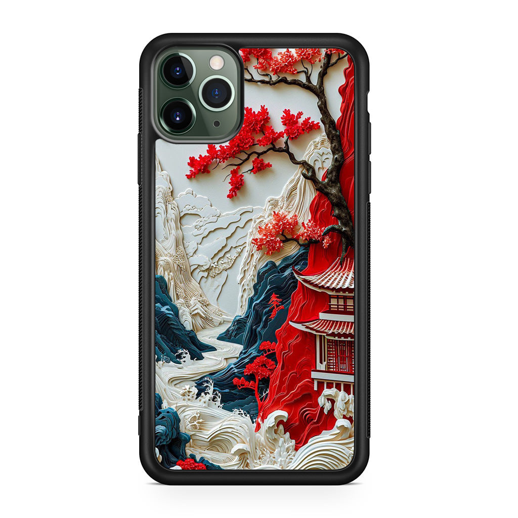 Whispers of the Crimson Zen iPhone 11 Pro Max Case