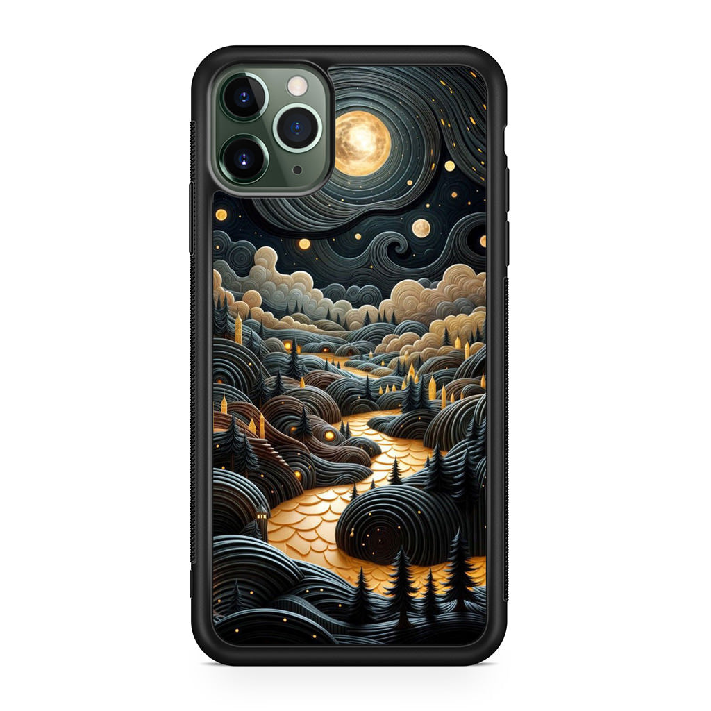 Whispers of the Lunar Valley iPhone 11 Pro Case
