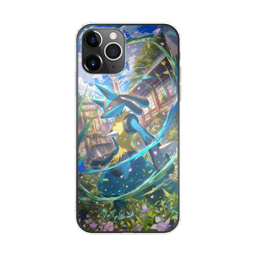 Lucario präkognitive Aura iPhone 11 Pro Max Hülle