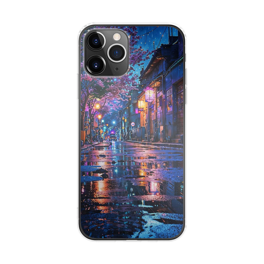 Midnight Sakura Glow iPhone 11 Pro Case