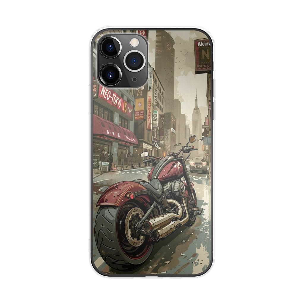 Motorcycle In Tokyo Streets iPhone 11 Pro Max Case