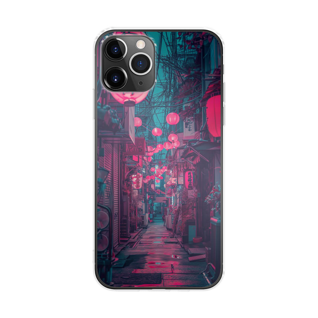 Neonadern des Nachtmarktes iPhone 11 Pro Max Case