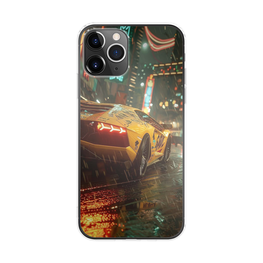 Night Drift Thunder Neon Streets iPhone 11 Pro Max Hülle